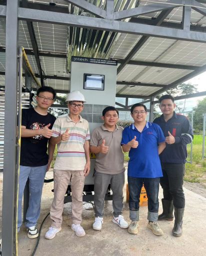 Солнечная ирригационная система + хранилище энергии Проект ФАО ООН в Лаосе